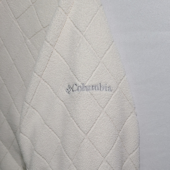 Columbia Quilted Quarter-Zip Pullover Size Medium - Picture 4 of 5